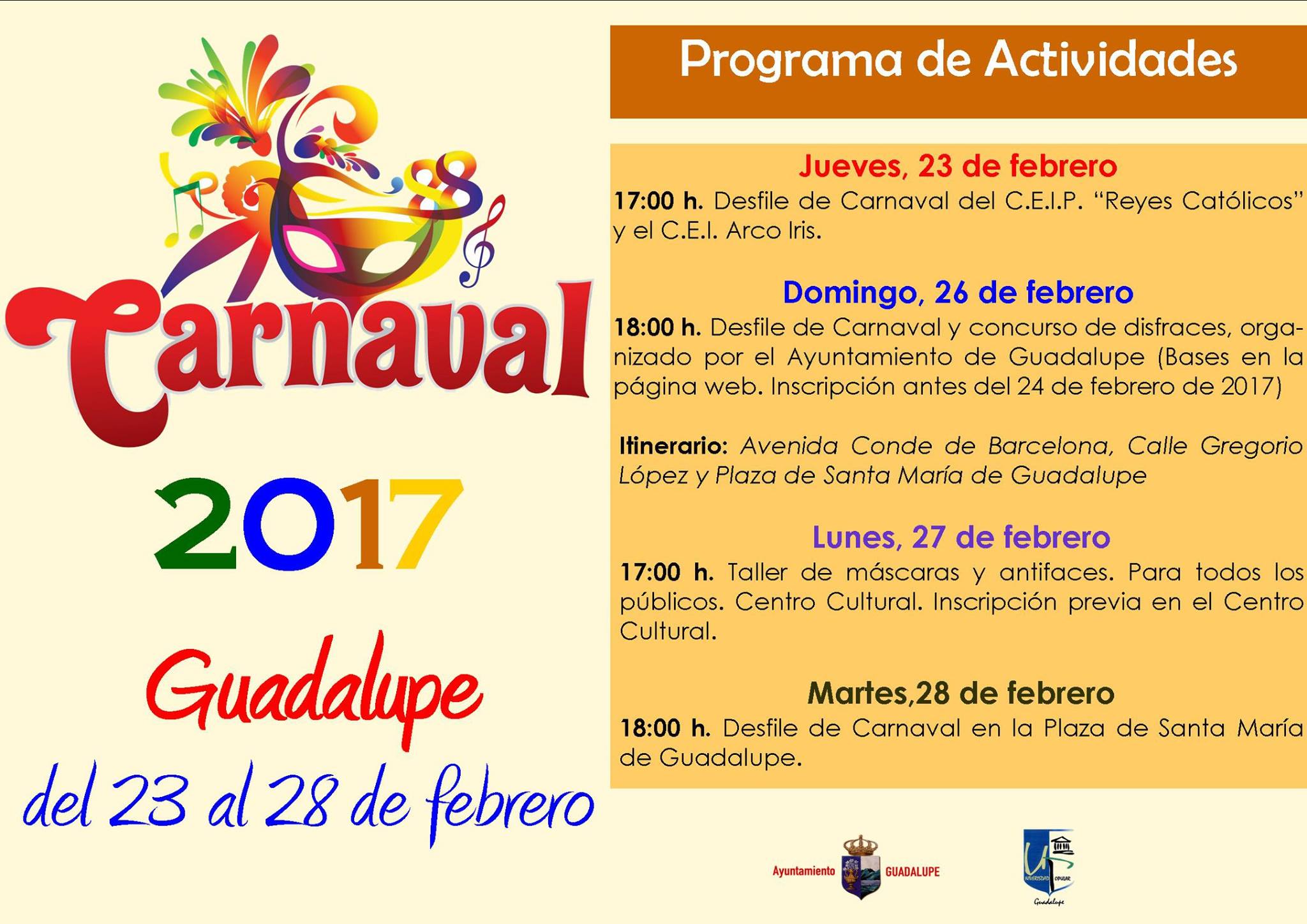 Carnaval 2017 - Guadalupe