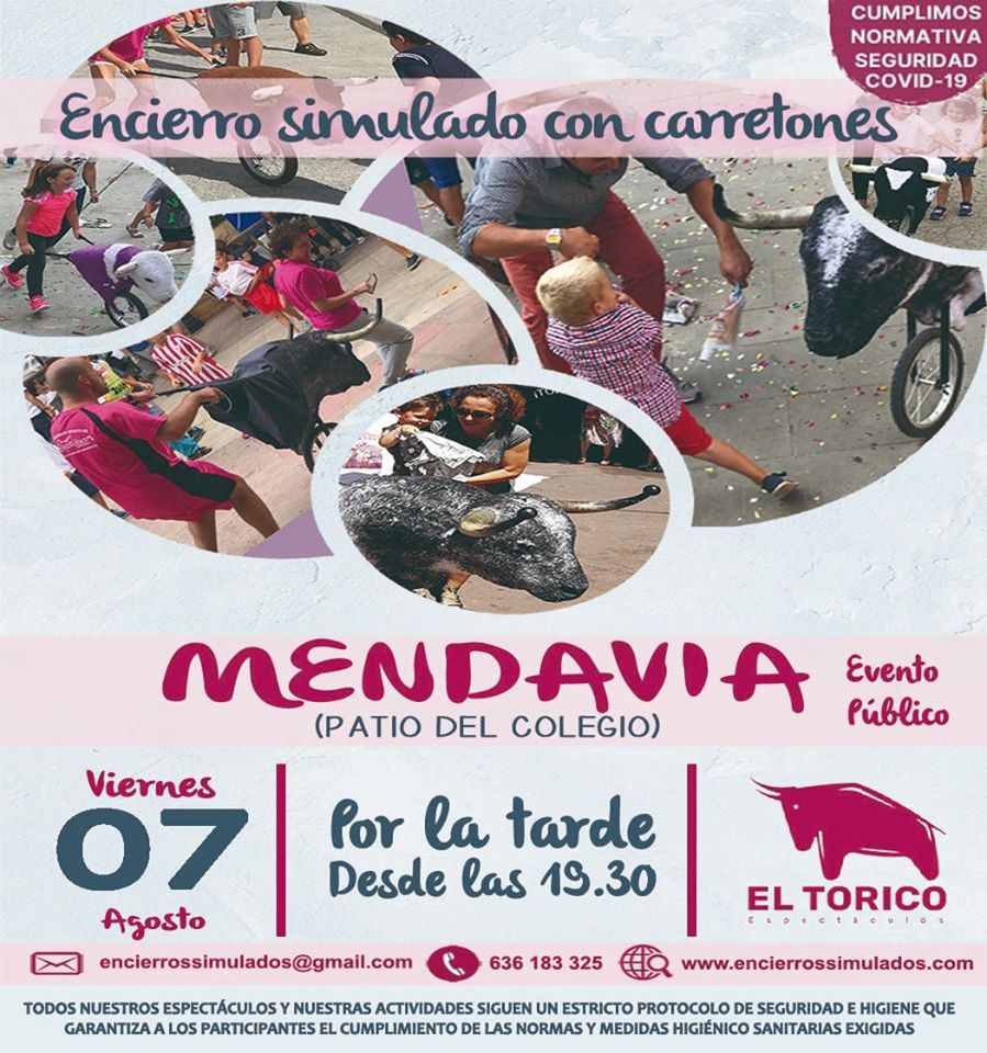 Encierro simulado con carretones 2020 - Mendavia (Navarra)