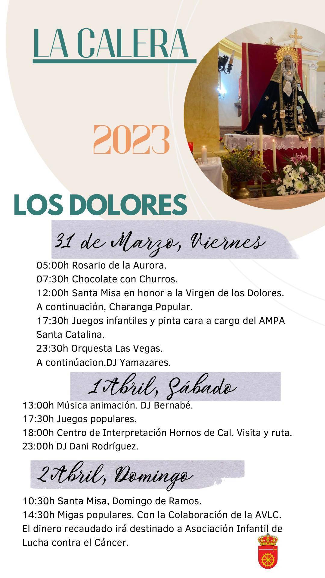 Fiestas en honor a la Virgen de los Dolores (2023) - La Calera (Cáceres)