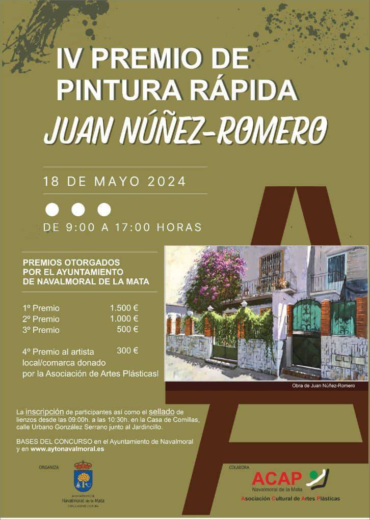 IV Certamen de Pintura Rápida 'Juan Núñez-Romero' - Navalmoral de la Mata (Cáceres)