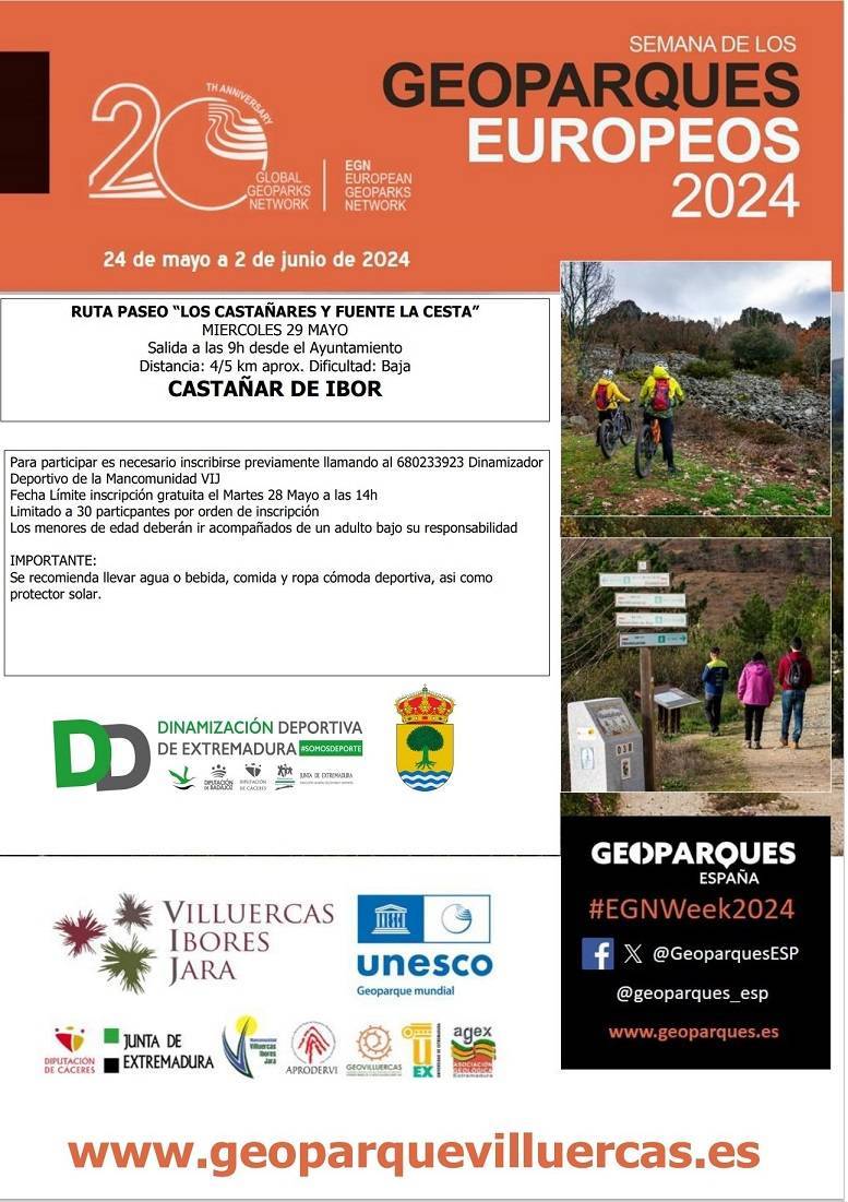 Semana de los Geoparques Europeos (2024) - Castañar de Ibor (Cáceres) 3