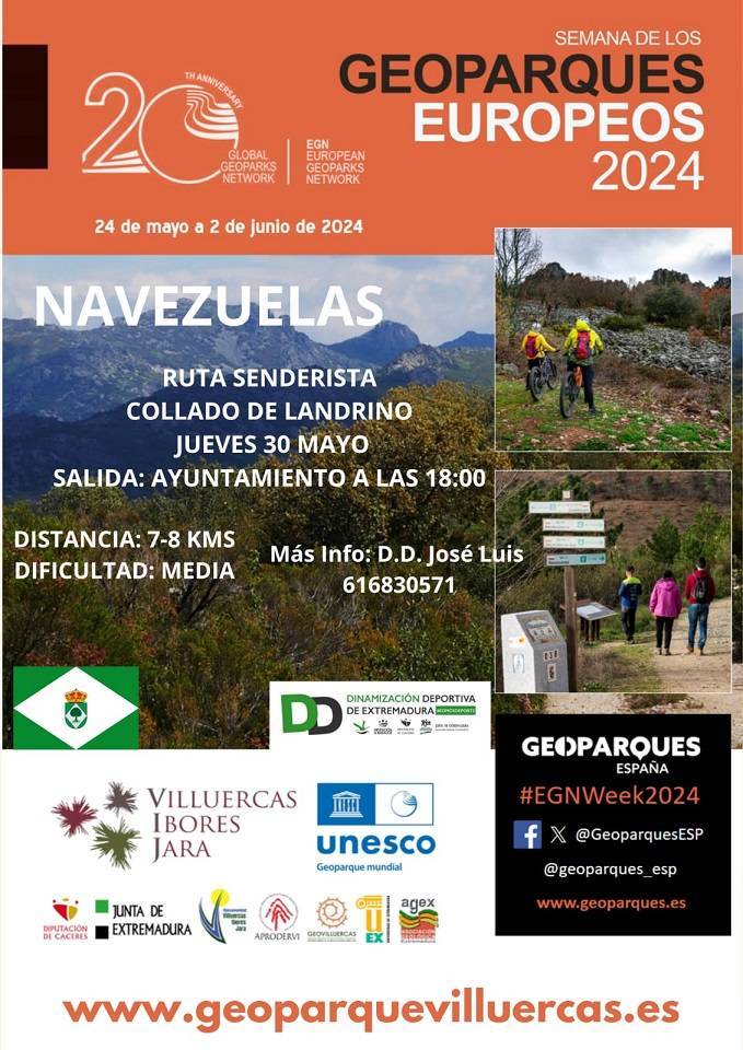 Semana de los Geoparques Europeos (2024) - Navezuelas (Cáceres)
