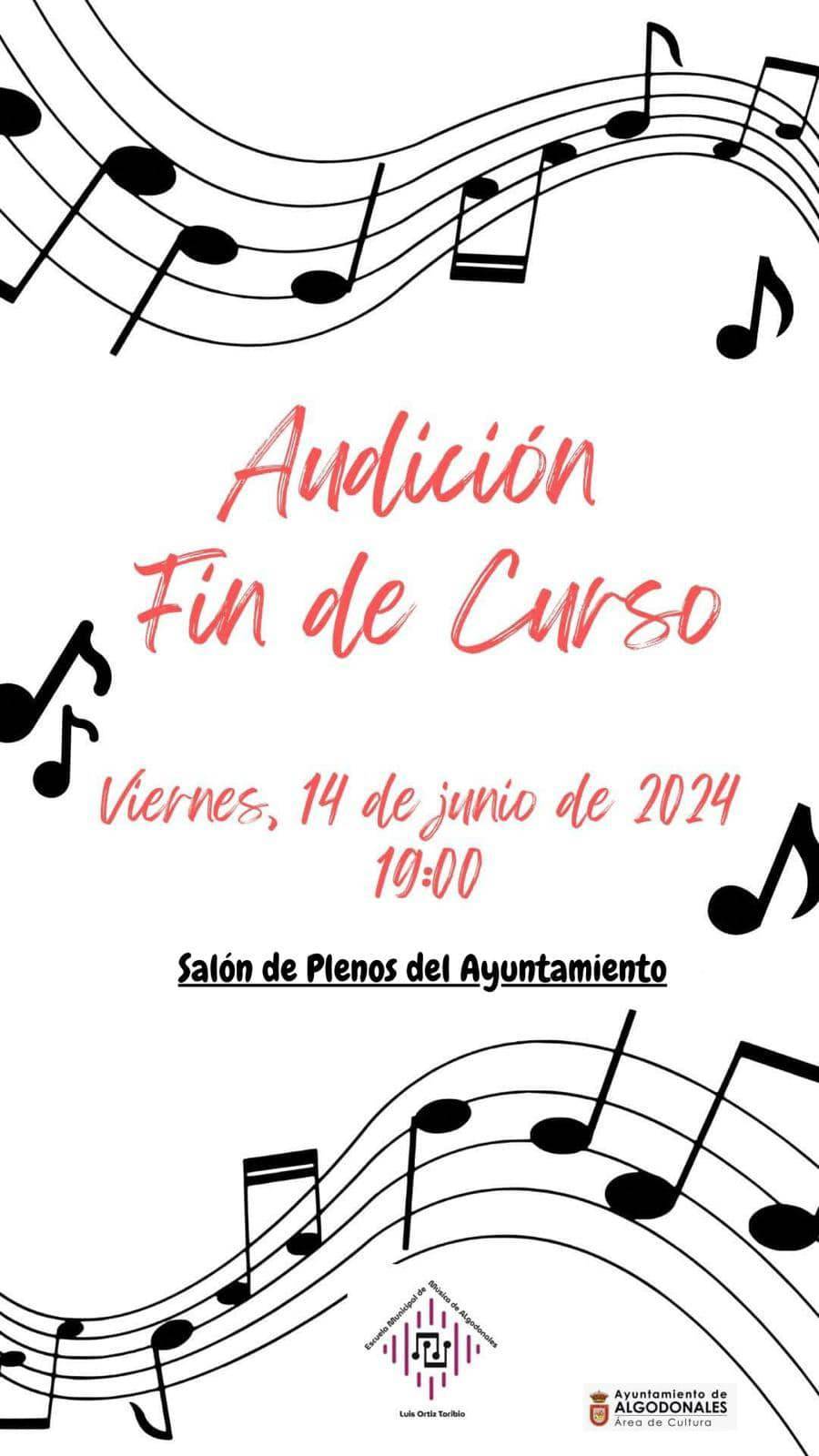 Audición de fin de curso de la escuela municipal de música (2024) - Algodonales (Cádiz)