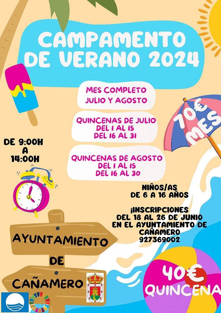 Campamento de verano (2024) - Cañamero (Cáceres)