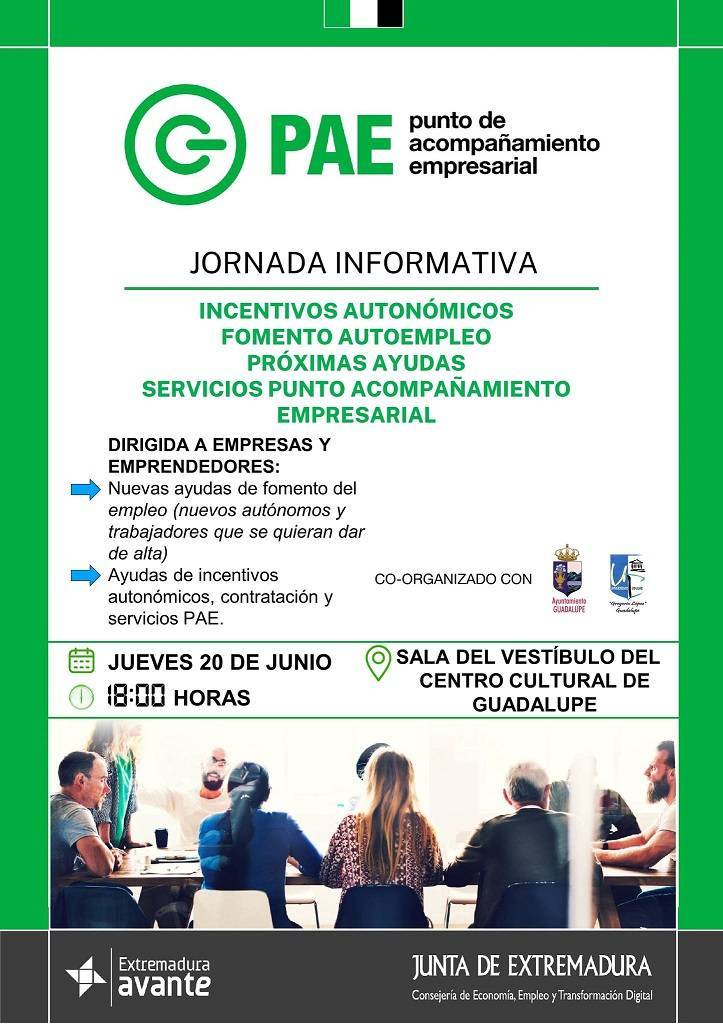 Jornada informativa sobre ayudas autonómicas (2024) - Guadalupe (Cáceres)