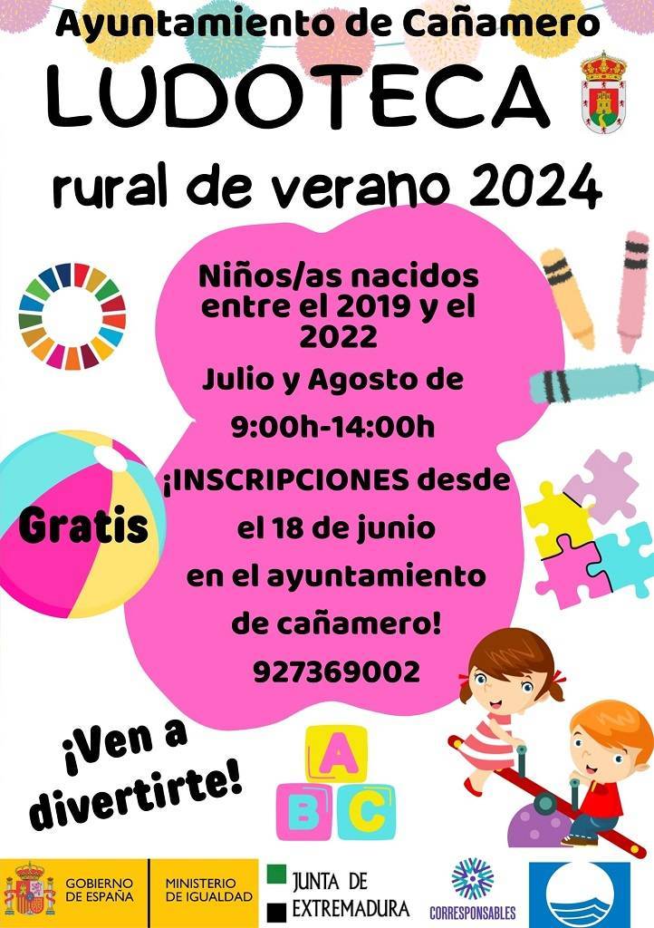 Ludoteca rural de verano (2024) - Cañamero (Cáceres)
