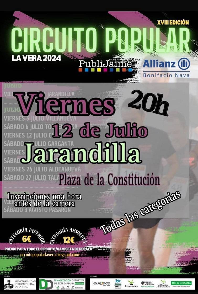 Carrera popular (2024) - Jarandilla de la Vera (Cáceres)