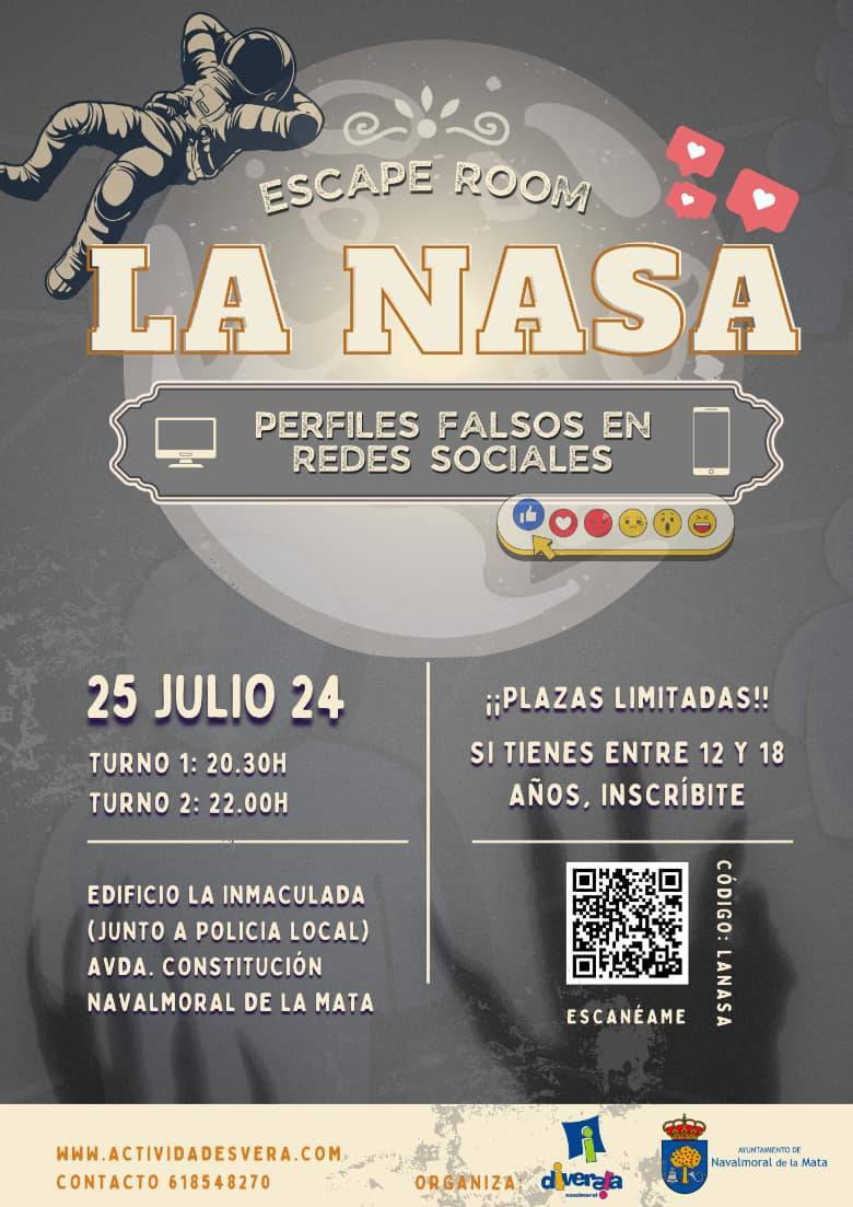 Escape room 'La Nasa' (2024) - Navalmoral de la Mata (Cáceres)