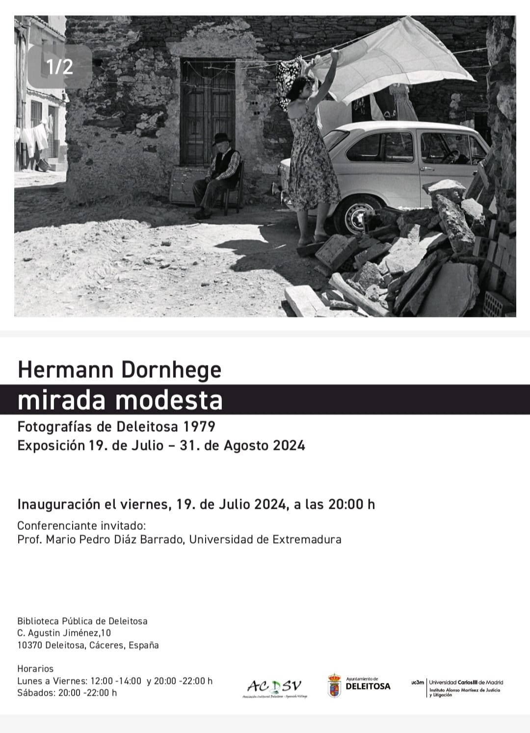 Exposición de fotografías de Hermann Dornhege (2024) - Deleitosa (Cáceres) 1