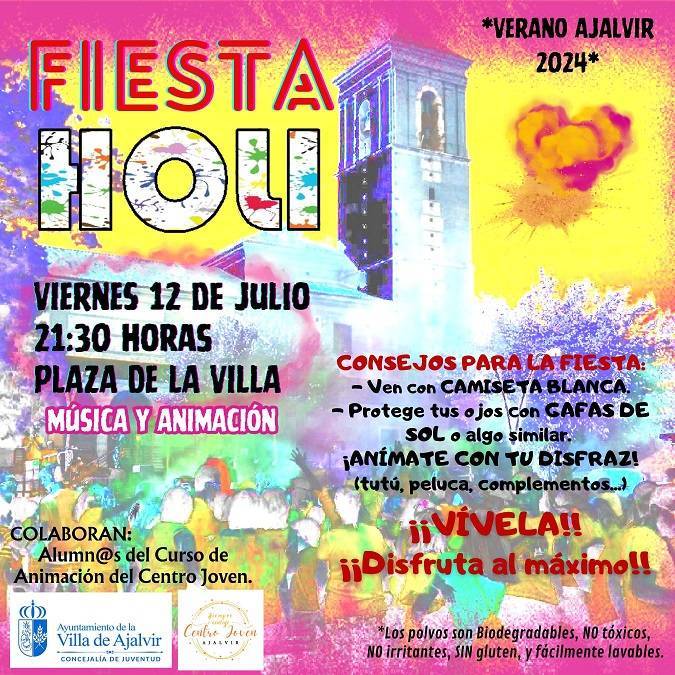 Fiesta de holi (2024) - Ajalvir (Madrid)