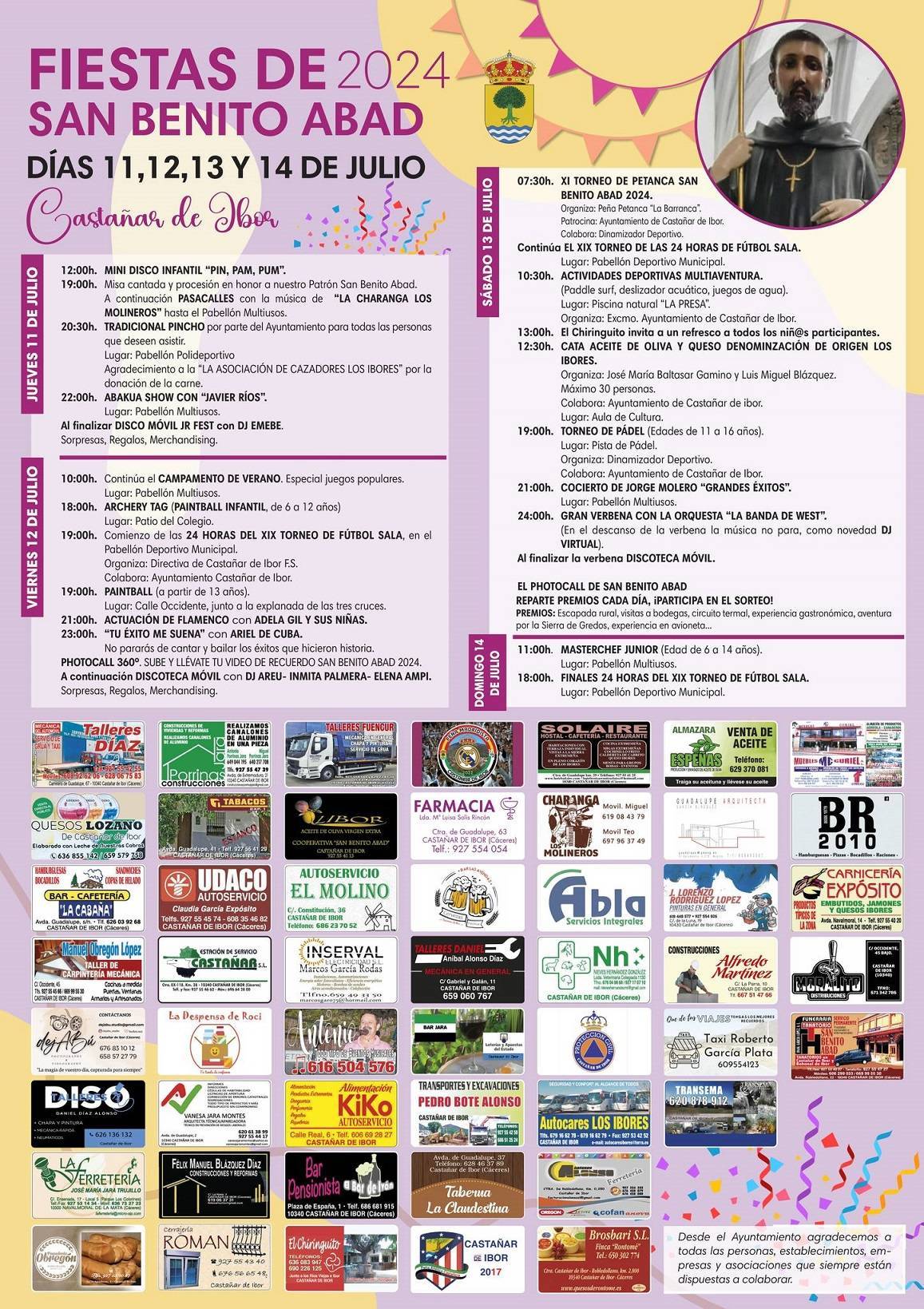 Fiestas de San Benito Abad (2024) - Castañar de Ibor (Cáceres) 1