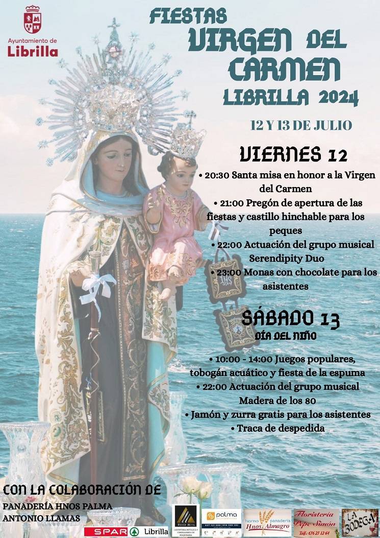 Fiestas de la Virgen del Carmen (2024) - Librilla (Murcia)
