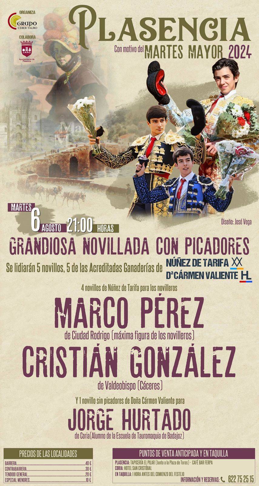 Grandiosa novillada con picadores (2024) - Plasencia (Cáceres)