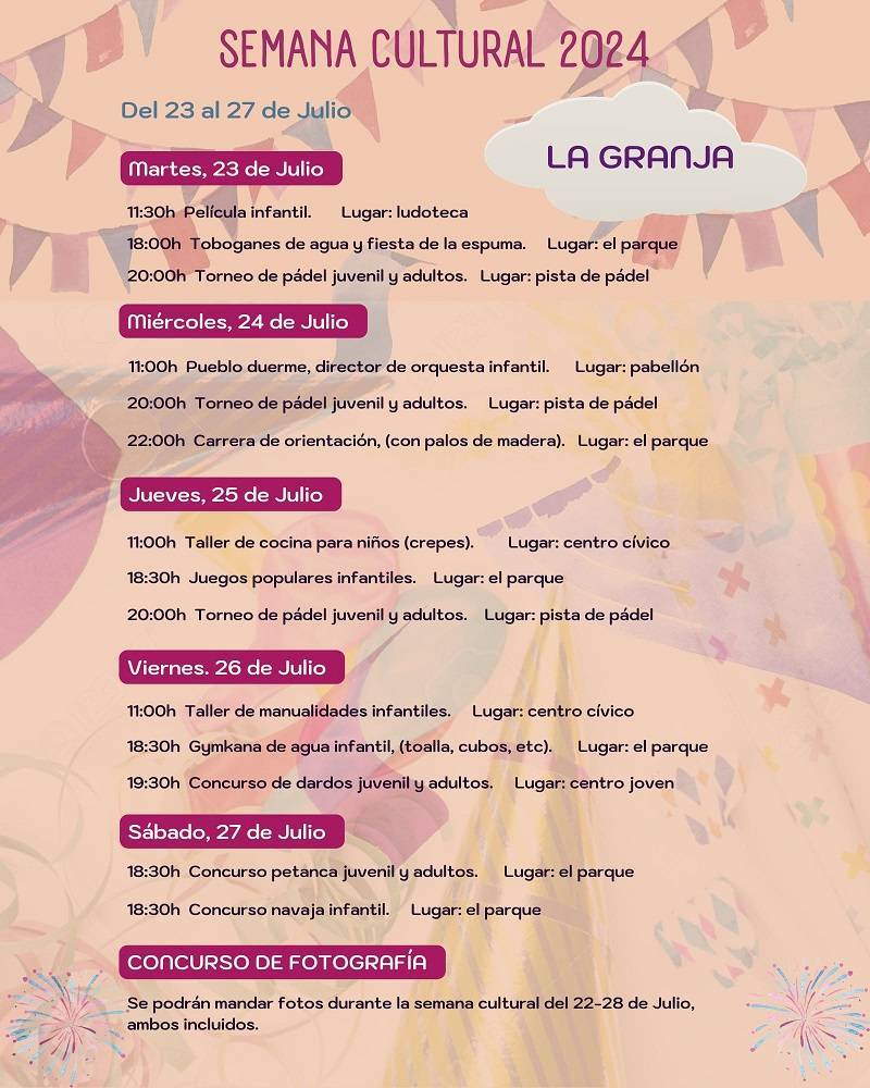 Semana cultural (2024) - La Granja (Cáceres) 1