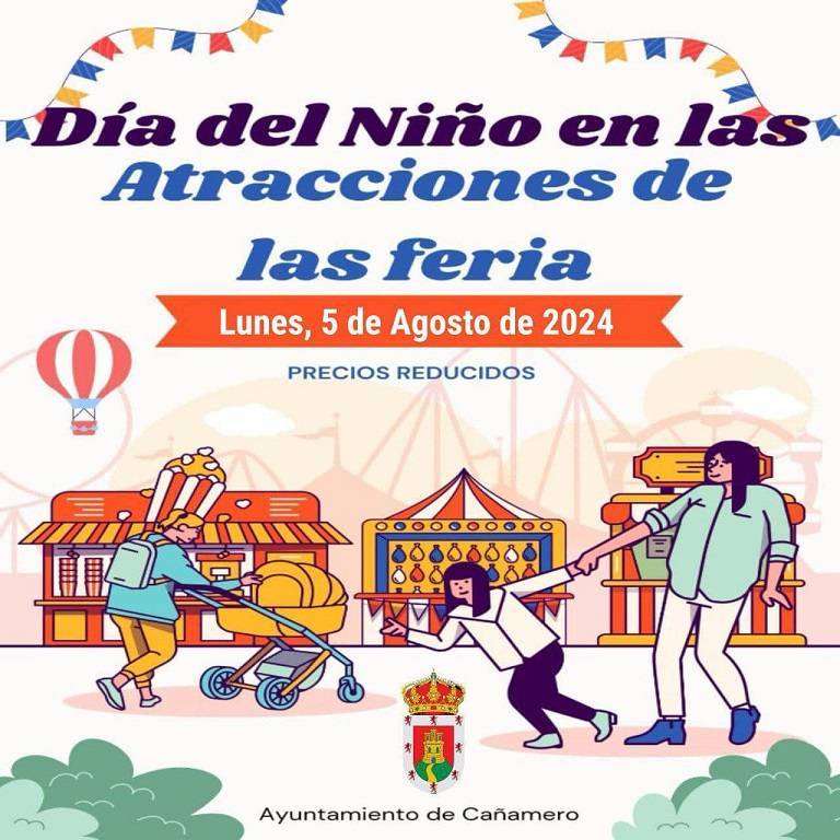 Día del Niño en las atracciones de la feria (2024) - Cañamero (Cáceres)