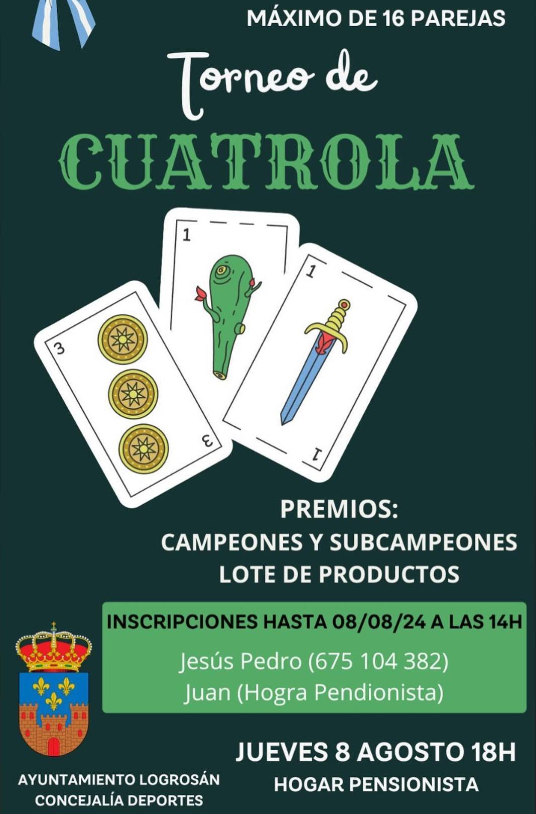 Torneo de cuatrola (agosto 2024) - Logrosán (Cáceres)