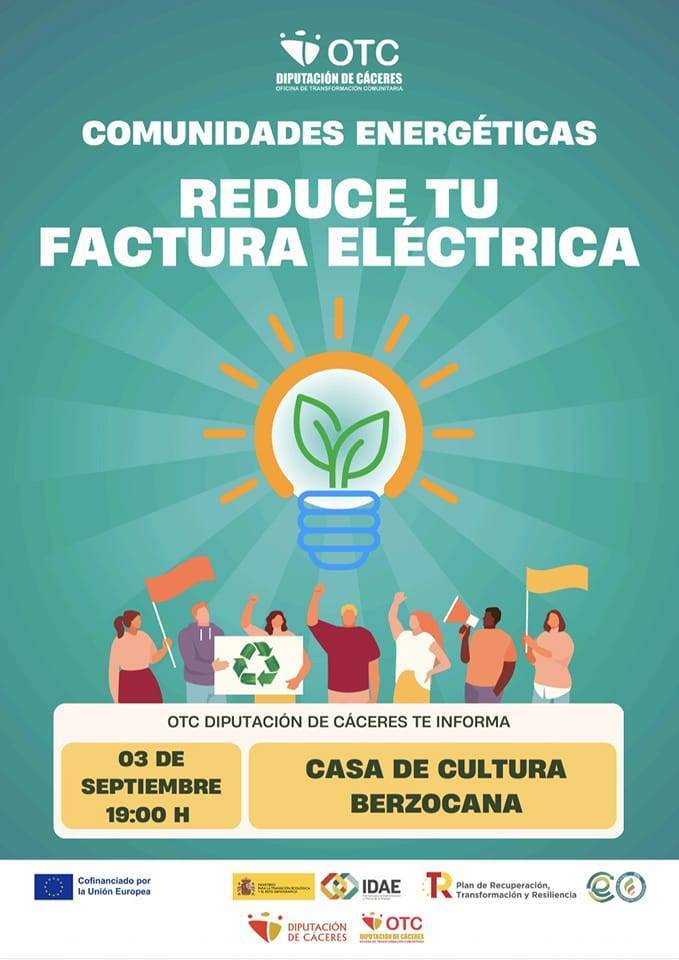 Charla informativa sobre reducir la factura eléctrica (2024) - Berzocana (Cáceres)