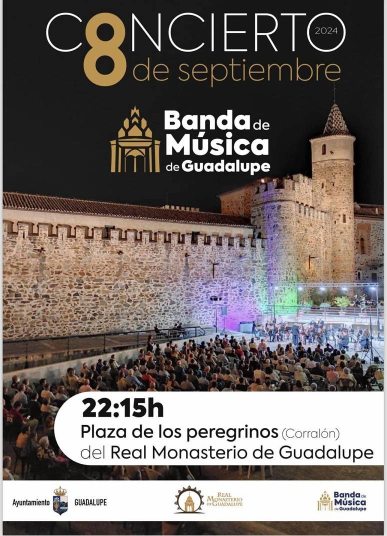 Concierto de la Banda de Música de Guadalupe (2024) - Guadalupe (Cáceres)