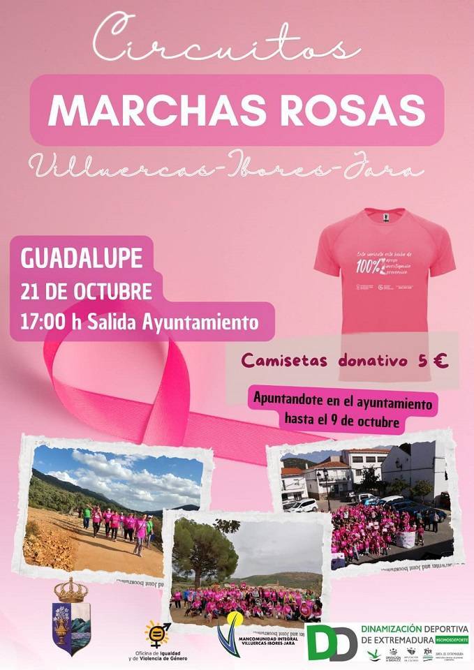 Marcha rosa (2024) - Guadalupe (Cáceres)