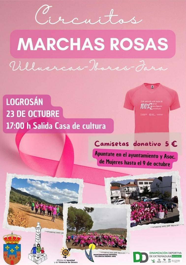 Marcha rosa (2024) - Logrosán (Cáceres)