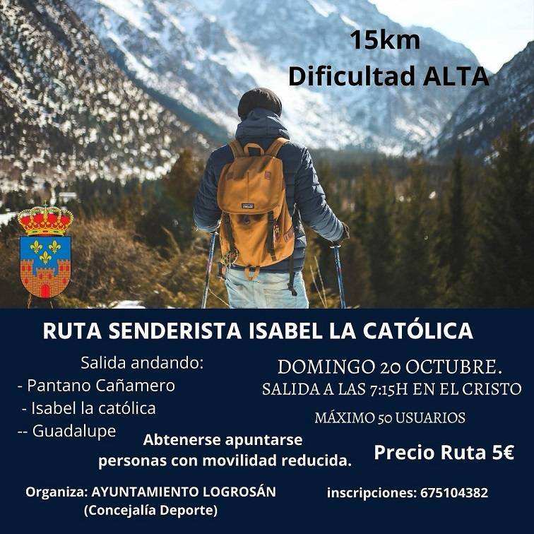 Ruta senderista Isabel la Católica (2024) - Logrosán (Cáceres)