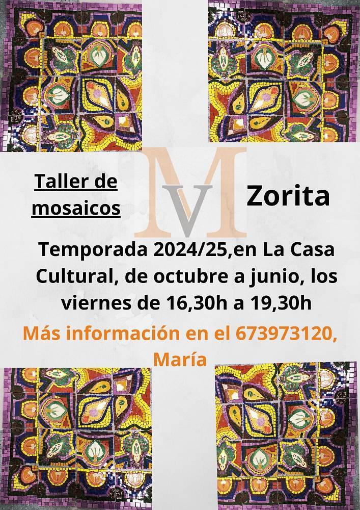 Taller de mosaicos (2024-2025) - Zorita (Cáceres)