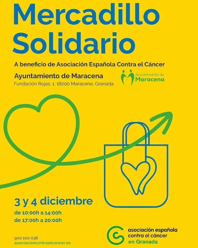 Mercadillo solidario de la AECC (2024) - Maracena (Granada)