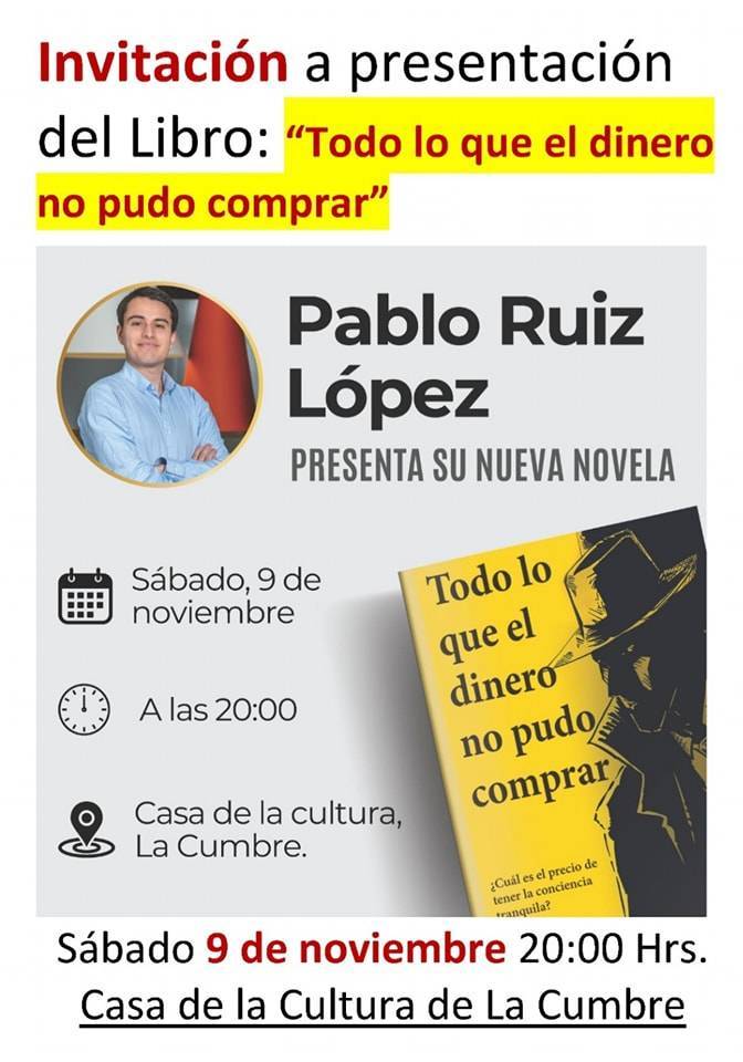 Presentación del libro 'Todo lo que el dinero no pudo comprar' (2024) - La Cumbre (Cáceres)