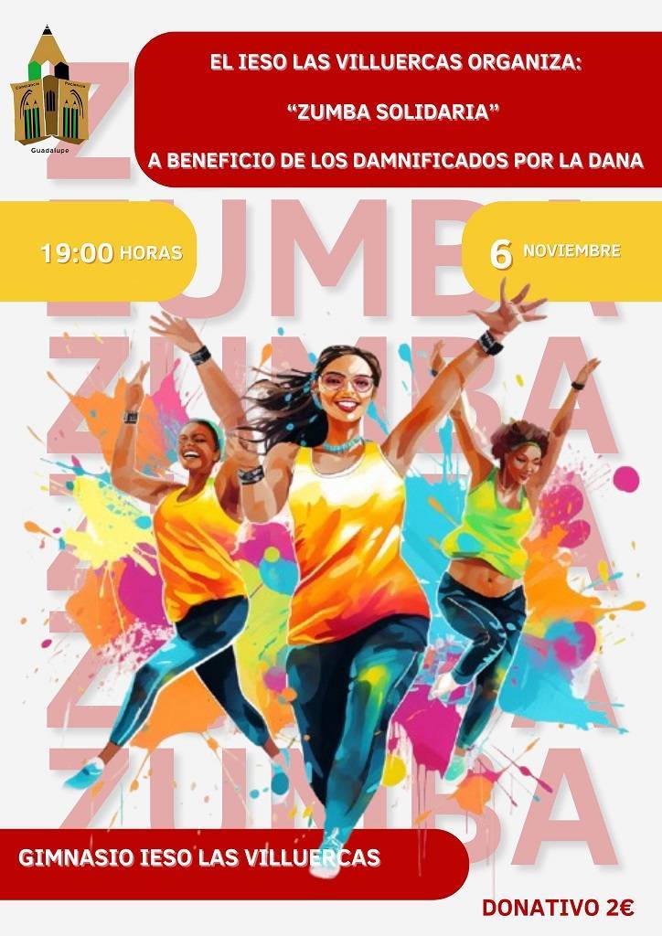 Zumba solidaria IESO Las Villuercas (2024) - Guadalupe (Cáceres)