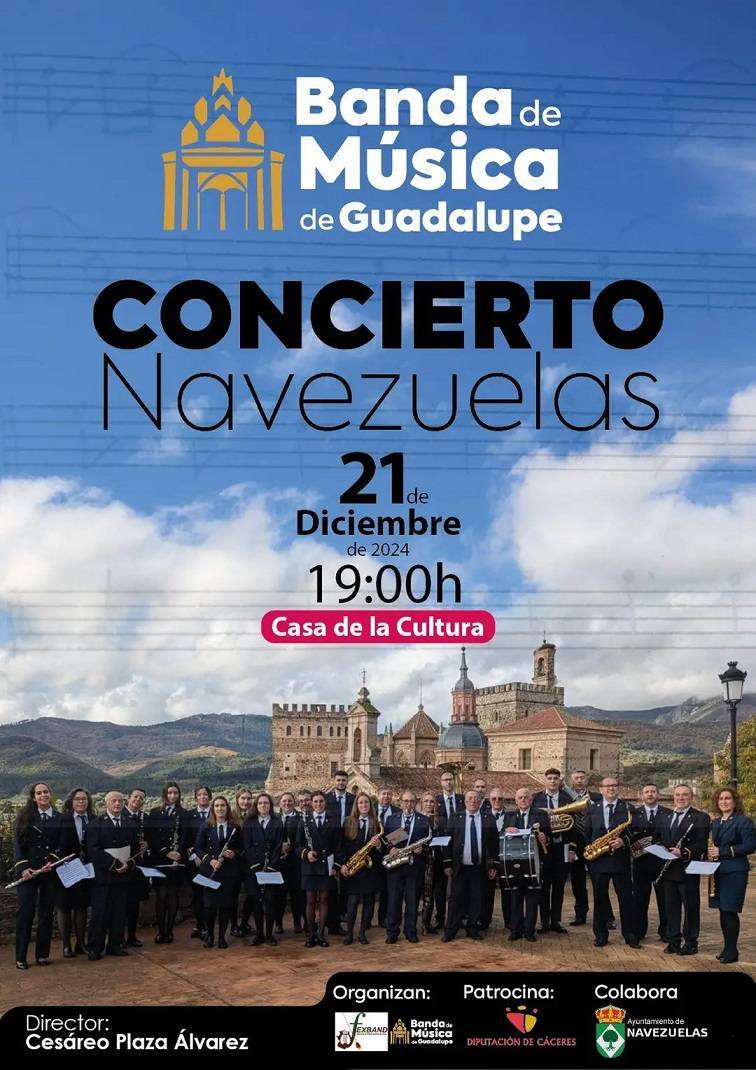 Concierto de la Banda de Música de Guadalupe (2024) - Navezuelas (Cáceres)