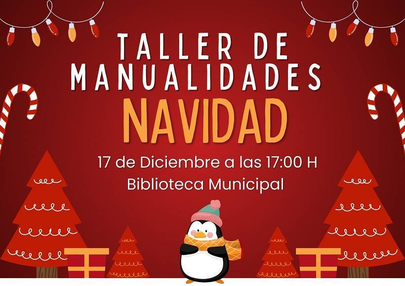 Taller de manualidades infantil de Navidad (2024) - Logrosán (Cáceres)