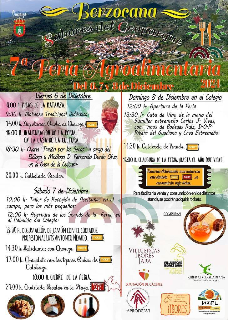 VII Feria Agroalimentaria 'Sabores del Geoparque' - Berzocana (Cáceres)