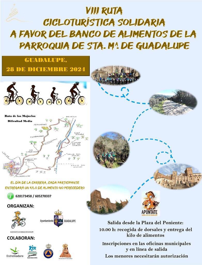 VIII Ruta Cicloturística Solidaria - Guadalupe (Cáceres)