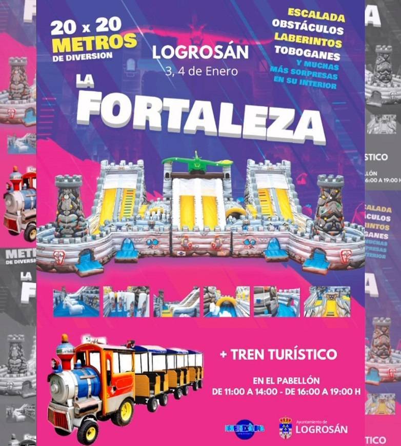 La fortaleza y tren turístico (2025) - Logrosán (Cáceres)