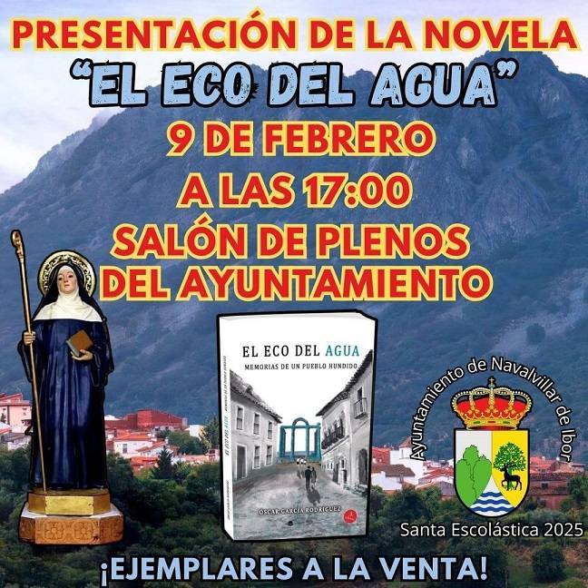 Presentación de la novela 'El eco del agua' (2025) - Navalvillar de Ibor (Cáceres)