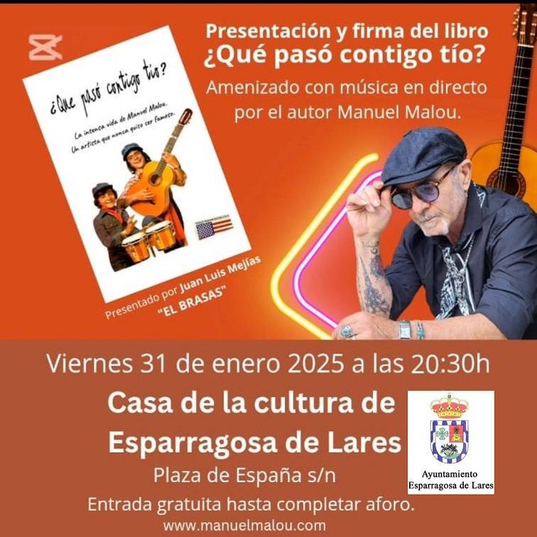 Presentación del libro 'Qué pasó contigo tío' (2025) - Esparragosa de Lares (Badajoz)