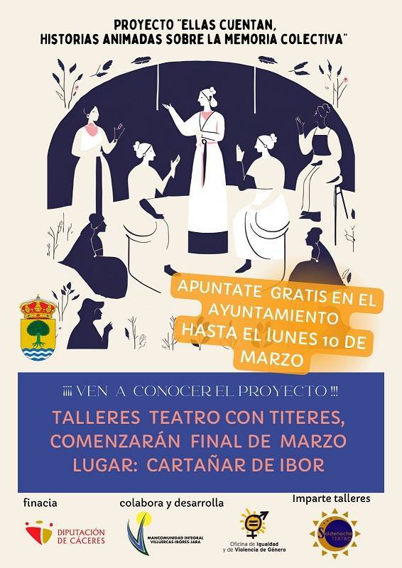 Taller de teatro con títeres (2025) - Castañar de Ibor (Cáceres)